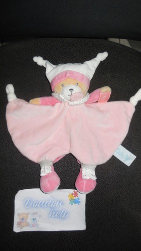 Doudou plat ours brioche - doudou,
