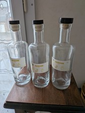 Lot de 3 bouteilles verre