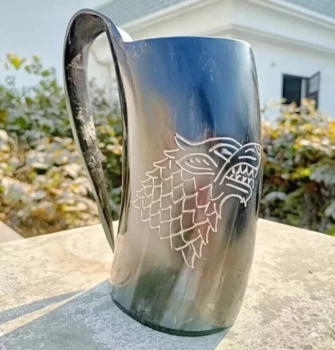 Tasse corne boire viking - en, à