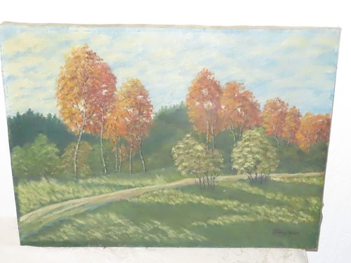 Tableau paysage forêt avec - paysage,