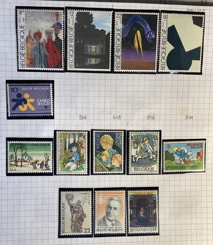 Timbres belgique n - timbres,
