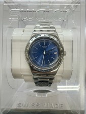 Swatch Watch Irony Watch “Bluround” ALL SS NIB RARE VINTAGE New Energizer