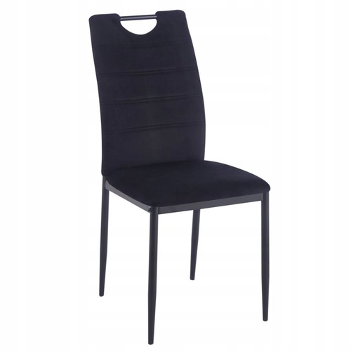 Fauteuil velours noir avec - en,