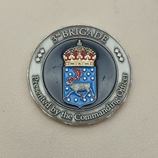 Swedish Armed Forces 3rd Brigade Norrbotten Regiment Challenge Coin