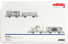 Märklin.  Set of 4 SNCF freight cars.   H0 - Ref : 47892