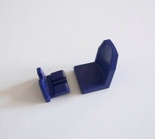 PLAYMOBIL (Y1297) HOSPITAL - Seat & Foot Rest Wheelchair Blue Green 3928