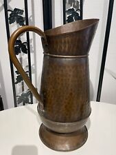 Magnifique Grand Vase de Sol / Porte Parapluie En Cuivre Vintage, 1950