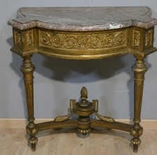 Console demi lune de style