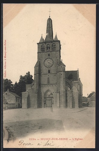 Cpa mussy sur - cpa, mussy-sur-seine