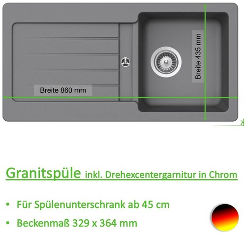 évier granit gris - Évier,