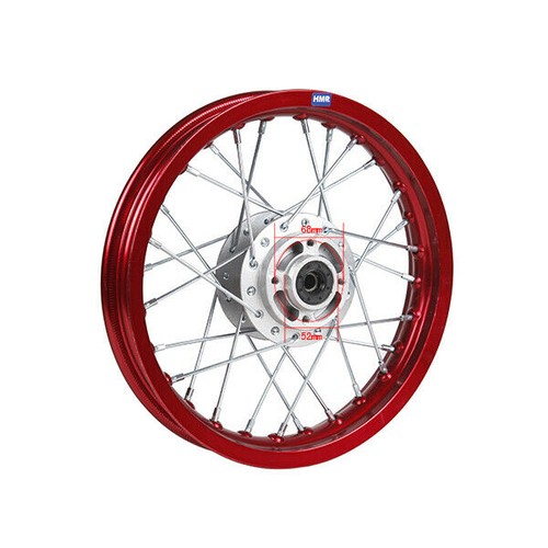 Jante aluminium rouge - en,