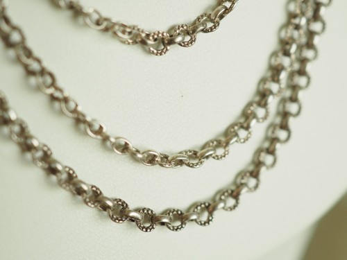 Collier chaine sautoir ancien - sautoir,