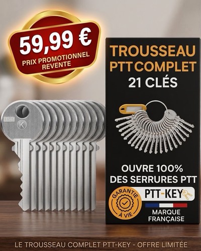 Ptt key trousseau clés - 21,