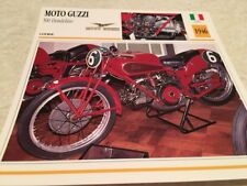 Fiche moto collection Atlas motorcycle Moto Guzzi 500 Dondolino