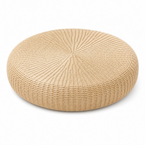 Coussin paille tressée - coussin,