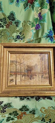Tableau ancien huile - ancien, bois