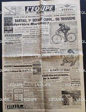 LE TOUR DE FRANCE 1949 Journal L'EQUIPE du 21 Juillet BARTALI COPPI MARINELLI