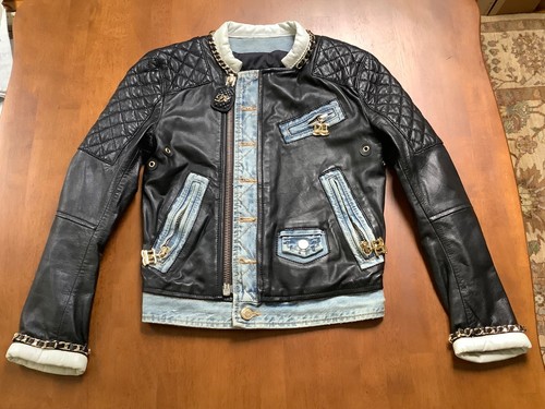 Dsquared kids leather jacket