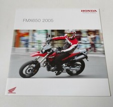 Honda FMX 650 de 2005 Multilingue Prospectus Catalogue Brochure Moto