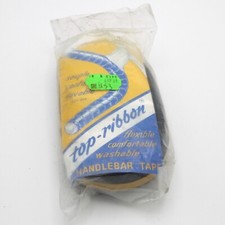 Guidoline TOP RIBBON vélo noire randonneuse herse ancien vintage Peugeot NOS