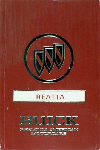 1991 buick reatta - buick,