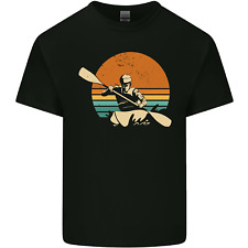 Kayak Kayaking Canoe Canoeing Water Sports Mens Light Cotton T-Shirt