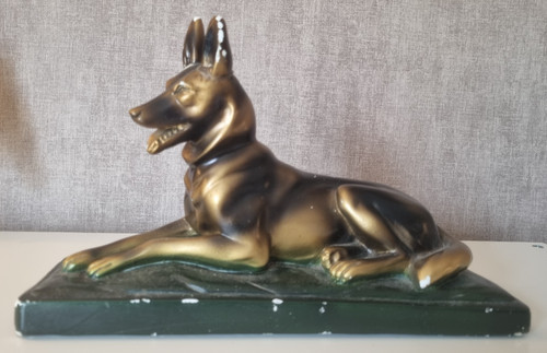 Sculpture chien berger - sculpture,