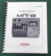Fostex MR-8 Instruction