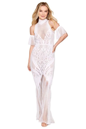 Robe bodystocking résille - bodystocking,