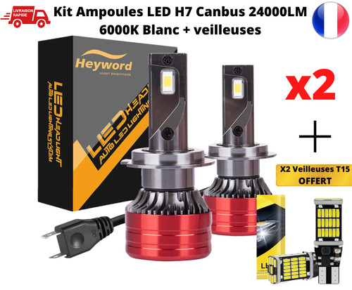 Kit ampoules led phare 160w - kit,
