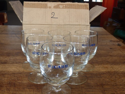 Lot verres ricard ballon - de,