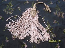 Very nice pink silk tassel 19th century. Handmade. Ref No. 37
