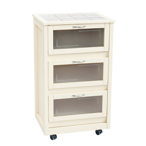 Desserte armoire ivoire avec