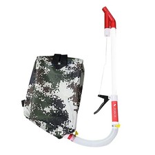 Épandeur d'engrais portatif pour fumier d'extérieur avec sac à dos