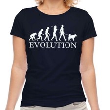 Husky Sibérien Évolution De Homme Femmes T-Shirt Chien Amant Cadeau Walker