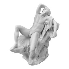 Statue grecque satyre ivre