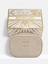trousse Dior doré pailleté