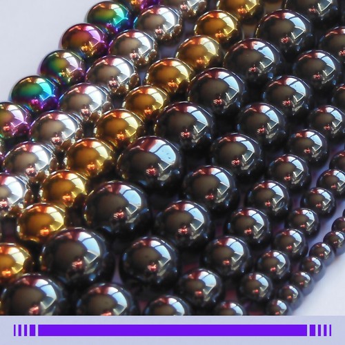 Lot perles hématite - lot,