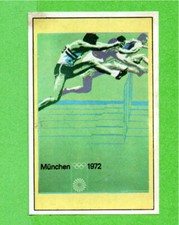 PANINI OLYMPIA 1896 1972 #253 POSTER MUNCHEN 72 RECOVERED EXCELLENT REMOVED