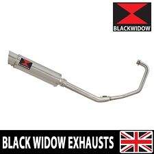 Keeway RKV125 2012-2017 Exhaust System 360mm GP Style Round Stainless SG36R