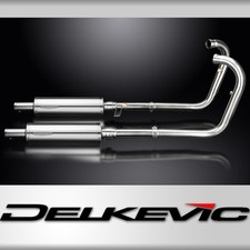 Kawasaki W650 99-06 W800 11-16 Echappement Complet Silencieux 350mm Rond Inox