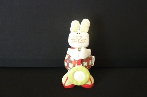 Doudou lapin silver cross - lapin,