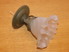 ancien 1940 LAMPE TULIPE PATE