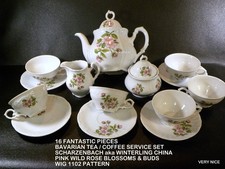 SPLENDID 16 PIECE COFFEE / TEA SET of WINTERLING BAVARIAN china PATTERN WIG1102