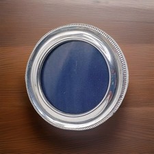Ancien Cadre Rond Argent 800