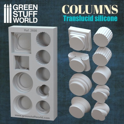 Moules silicone colonnes - moules,
