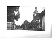 Plaque verre photo ancienne positif noir & blanc 13x18 cm Sarre-Union Bas-Rhin