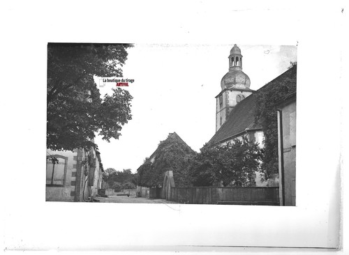 Plaque verre photo - , ancienne