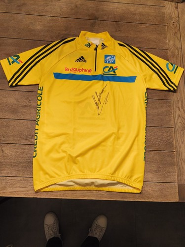 Maillot cyclisme dédicacé - cyclisme,