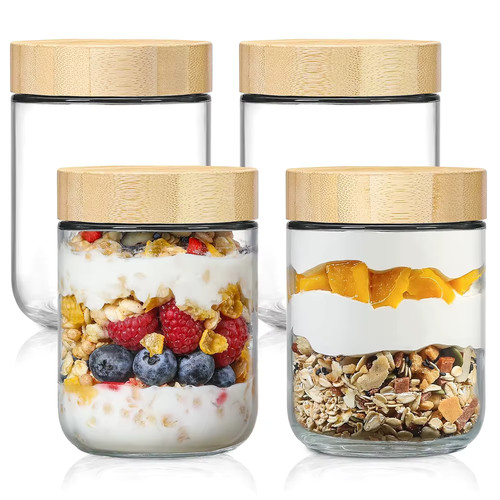 Lot bocaux verre 16oz - bocaux,